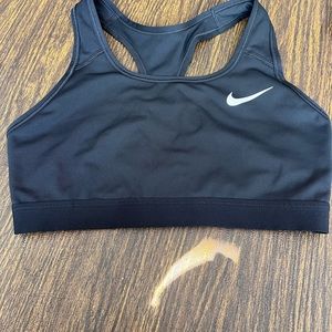 Black Nike sports bra